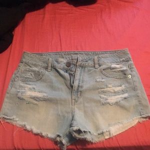 American eagle outfitters distressed shorts